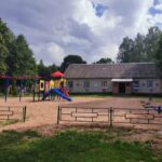 Детский городок появился в деревне Вязгино Смоленского района