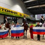 Смоляне выступили на международных соревнованиях по конному троеборью